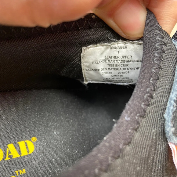 Workload men’s slip on work leather suede boot shoe Sz 7 - Picture 8 of 9